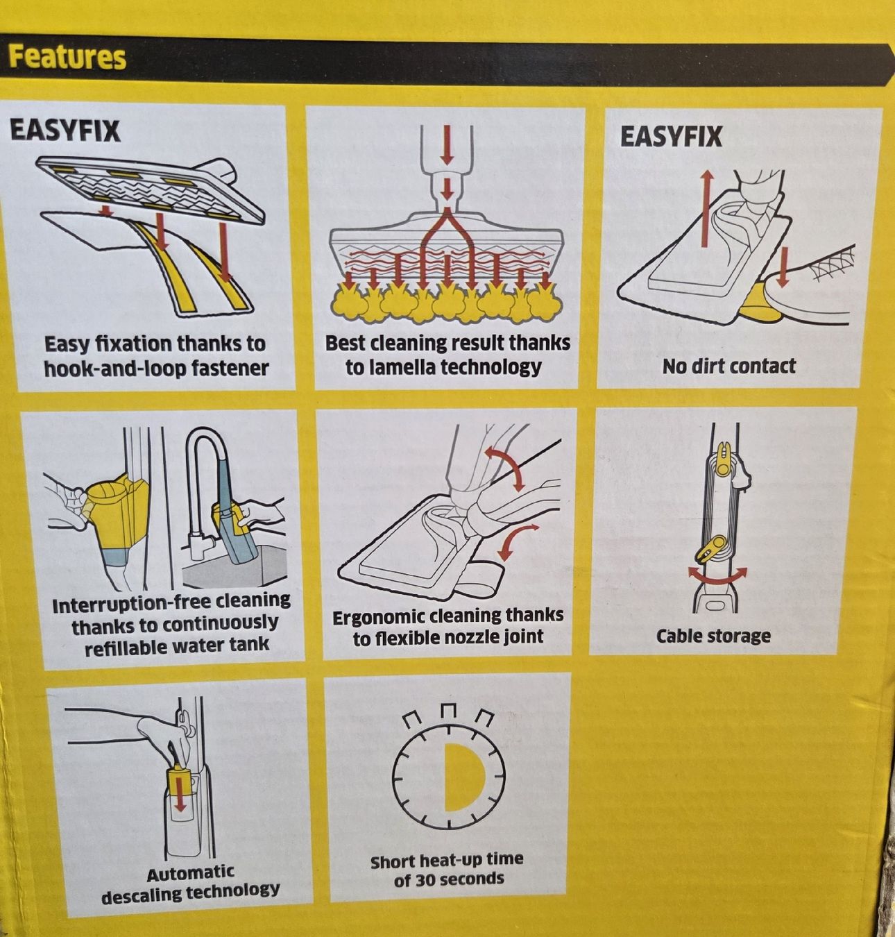 Kärcher Pulitori a vapore: Kärcher KST 2 Upright easyfix steammop – Nuovo (secondo la descrizione) da Aadorf venduto da JFPS 3