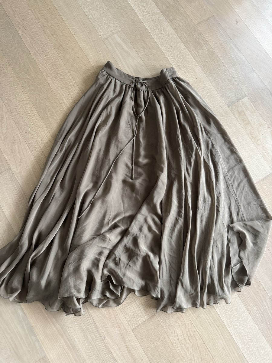 Massimo Dutti Röcke: Massimo Dutti Rock, Khaki, Gr. 36, Seide! – Gebraucht aus Kilchberg ZH von MaM82 2
