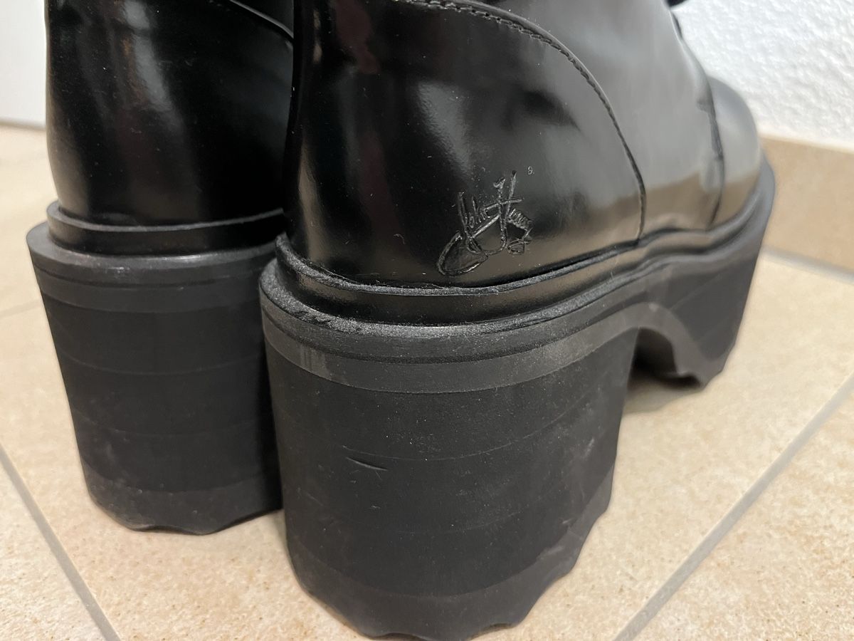 Scarpe da uomo: Fluevog Skyhigh Smarty black platform boots – Usato da Zürich venduto da dbi_8v5f 7