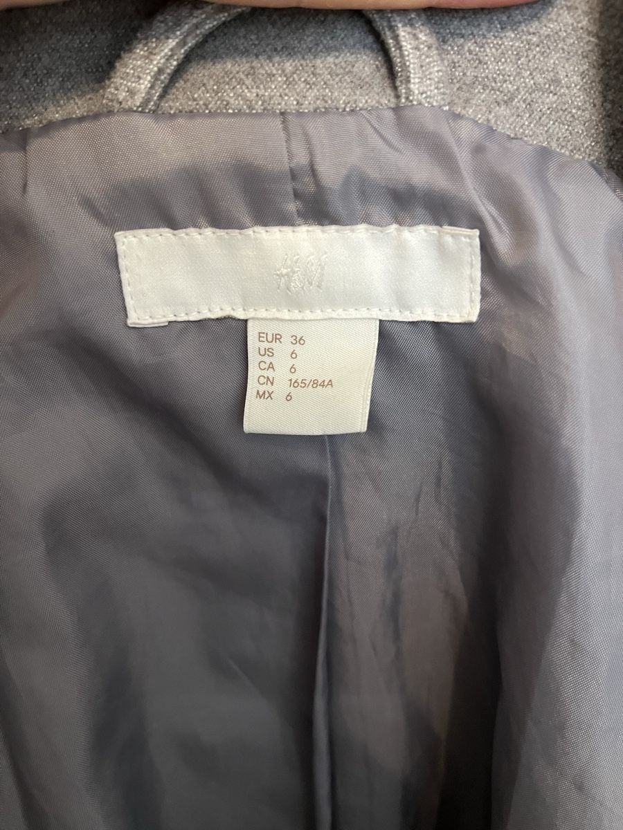 H&M Giacche: Graue Übergangsjacke, H&M, Gr 36 – Usato da Zürich venduto da Bora_0506 2