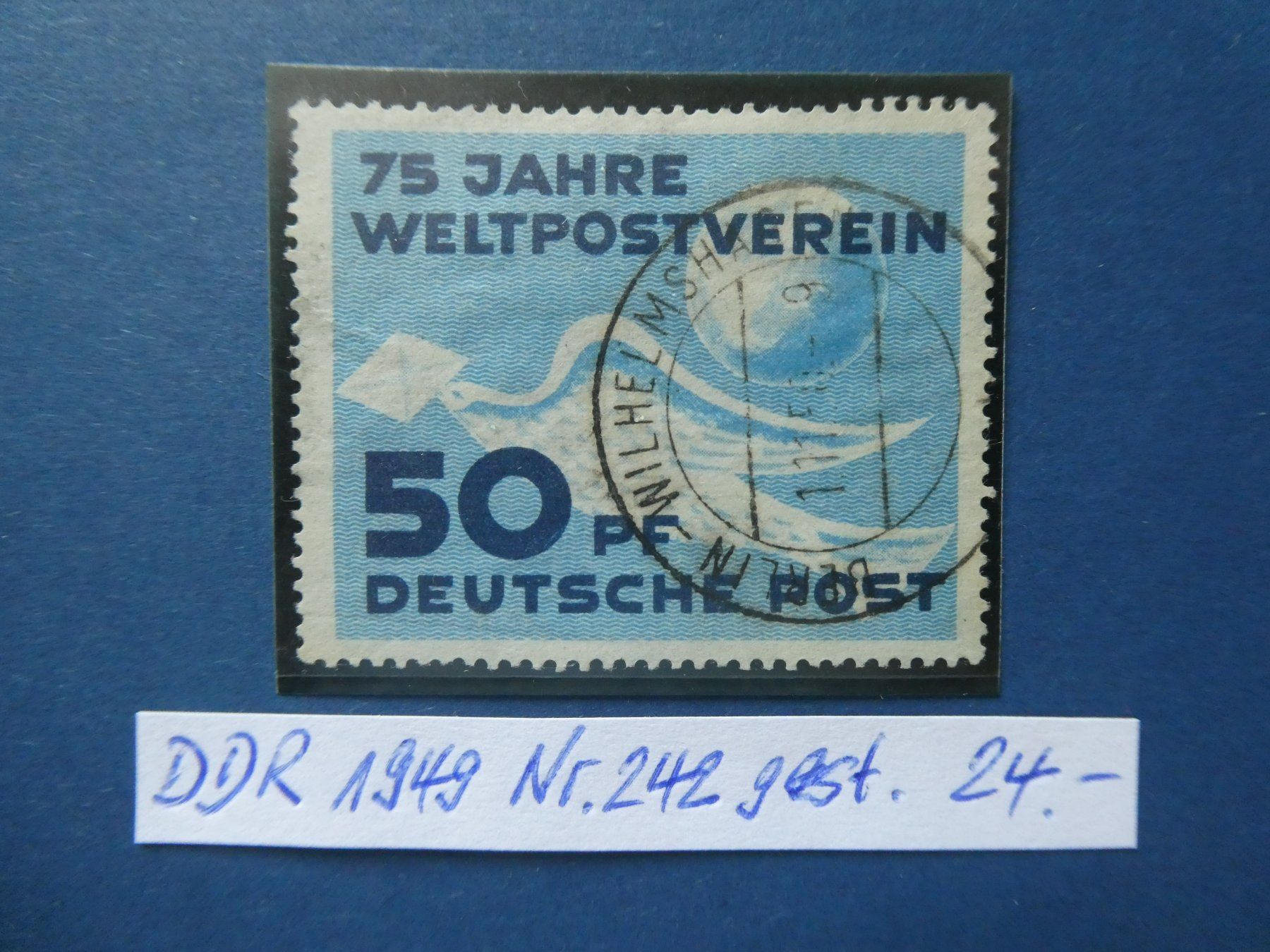 Tutti i francobolli: DDR 1949 Nr. 242 gestempelt – Usato da Lausen venduto da Herbamare01