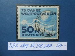 DDR 1949 Nr. 242 gestempelt