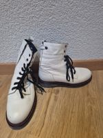 Mustang Stiefel weiss Leder Grösse 36