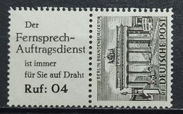 Berlin Zwischensteghe Mi-Nr. S 9 Postfrisch 90 Fr TOP
