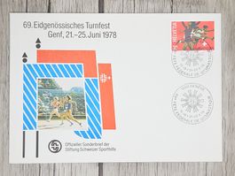 CL11 Enveloppe + Timbre Suisse 1978