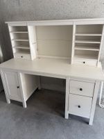 Schreibtisch weiss mit Aufsatz und Schubladen guter Zustand