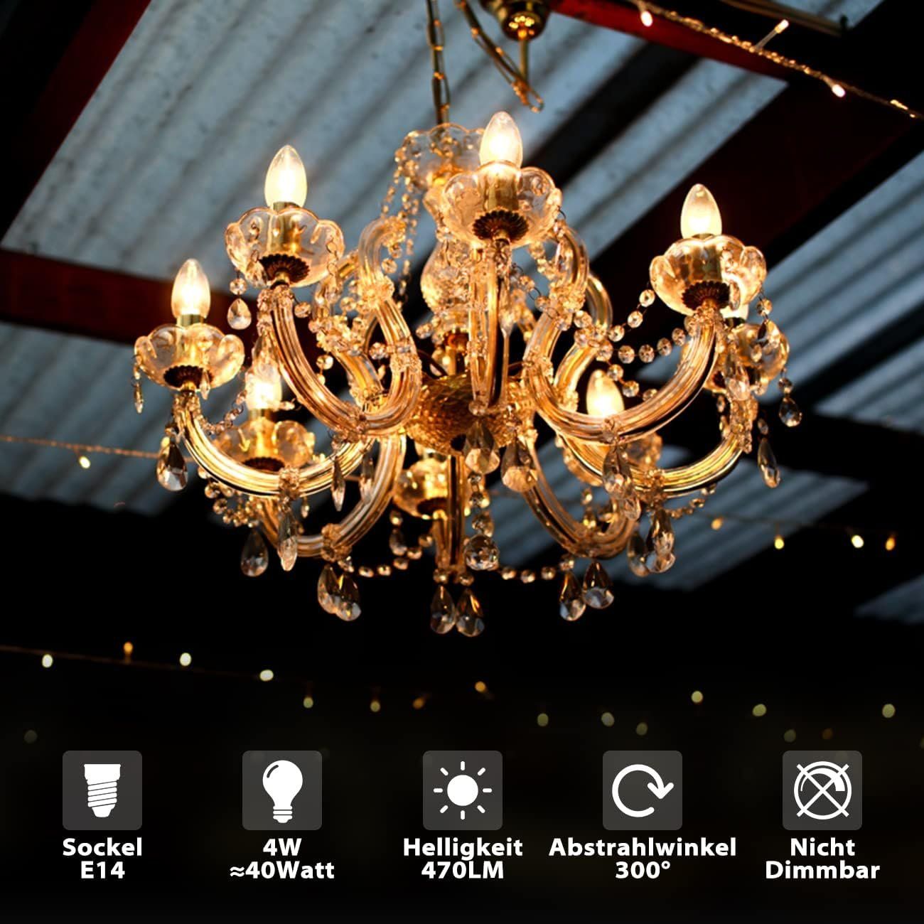 Lampade: 6er Pack E14 Kerze LED Lampe – Nuovo e nell'imballaggio originale da Nuglar venduto da SaleRitter 2