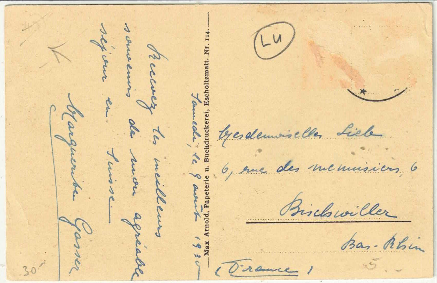 Cartoline postali: Escholzmatt - Dorfansicht – Difettoso da Ettingen venduto da Kartenplanet 1