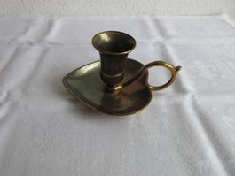 Bronze Kerzenhalter, Herzform
