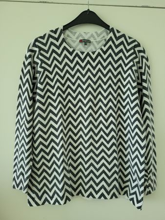 Street One Pullover Zickzack Muster Grösse 40