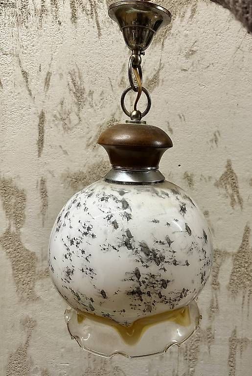 Lampadari & plafoniere: Vintage Pendelleuchte Glas – Usato da Urtenen-Schönbühl venduto da t00one 1