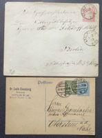 DEUTSCHES REICH: 5 Poststücke aus 1873–1934