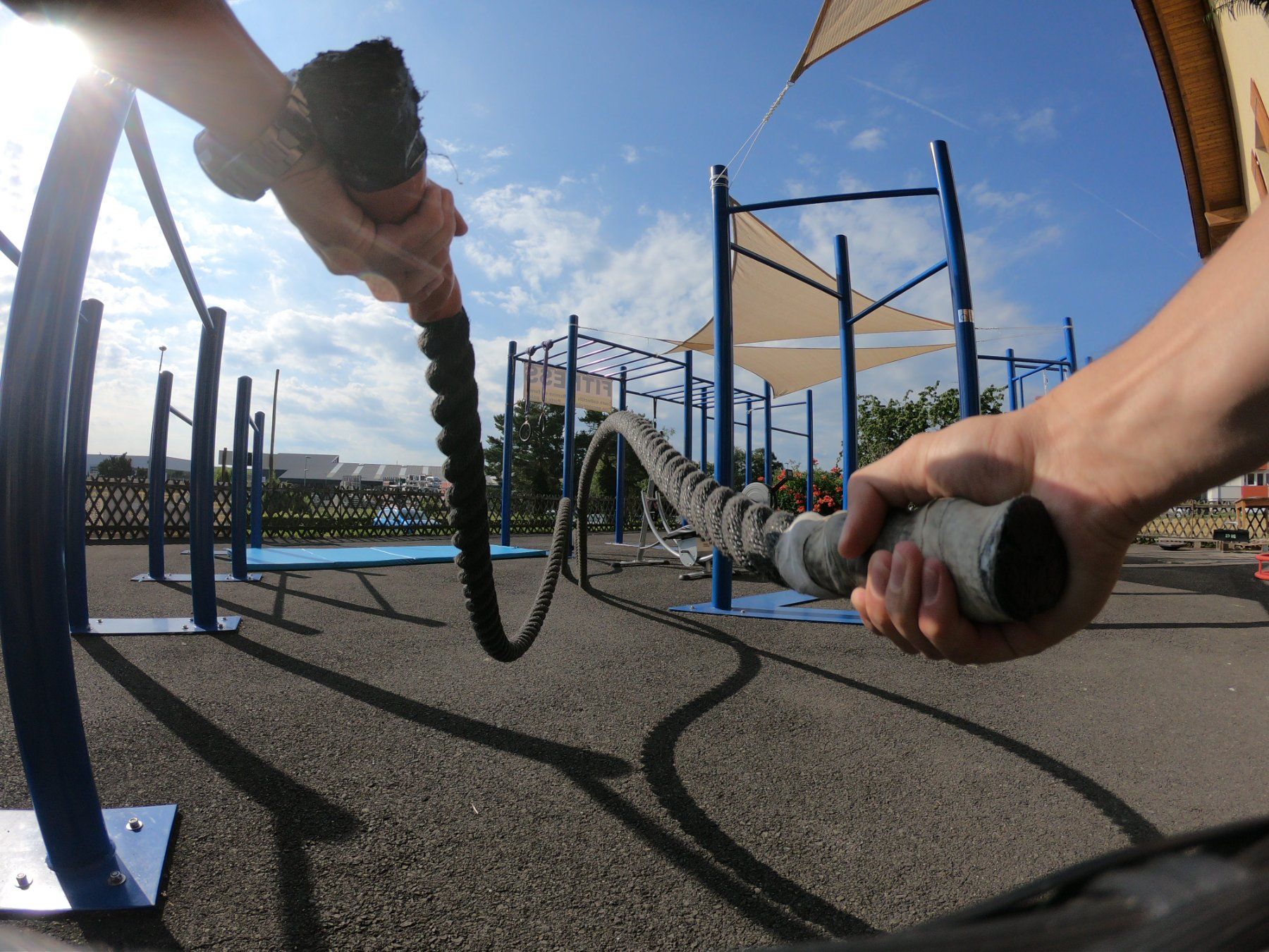 Pareti & prese d'arrampicata: Parc complet de Street Workout (5 modules) – Usato da Boudry venduto da mnonorgue 5