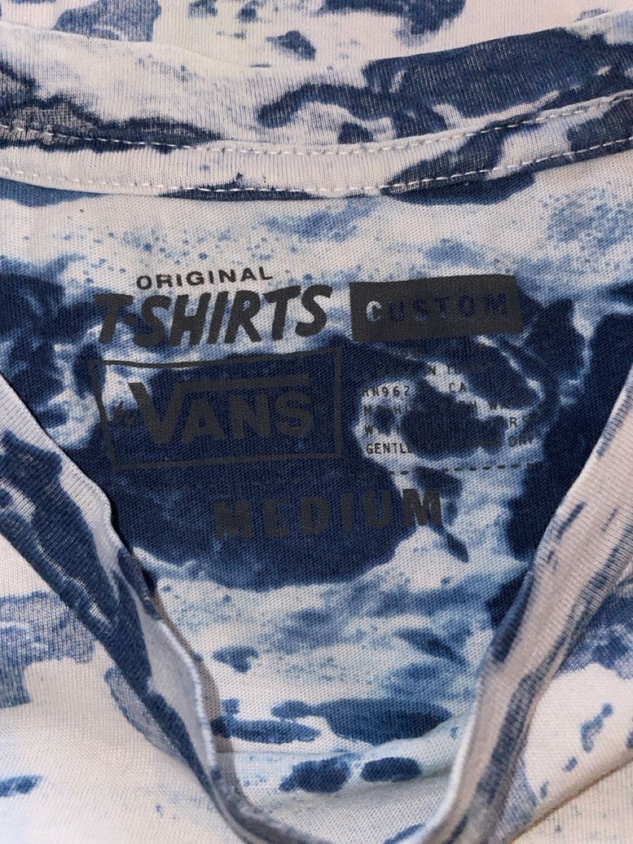 Vans T-shirt: VANS T-Shirt Gr.M, blau/weiss – Usato da St. Gallen venduto da mai_2lcj 2