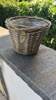 Übertopf Rattan rund (D28cm/H22cm) - NEU