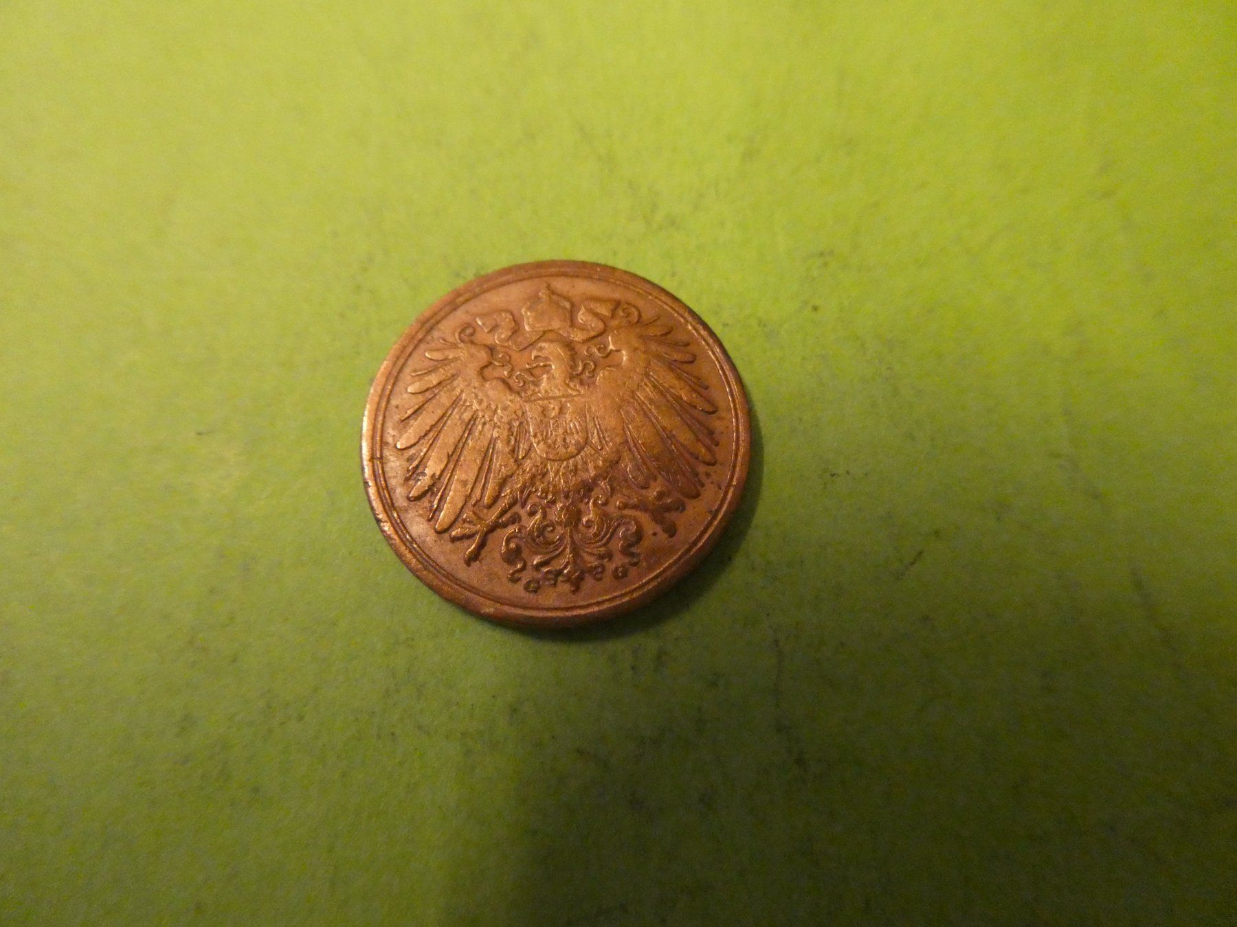 Tutti le monete: Dt. Reich 1910 G, 1 Pfennig – Usato da Hinterforst venduto da Rohusri 1