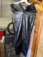 🔥Kunstleder Hose schwarz Grösse 38