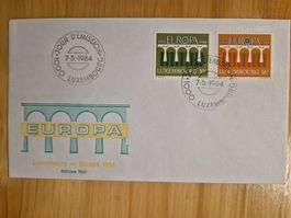 FDC LUXEMBOURG - EUROPA 1984