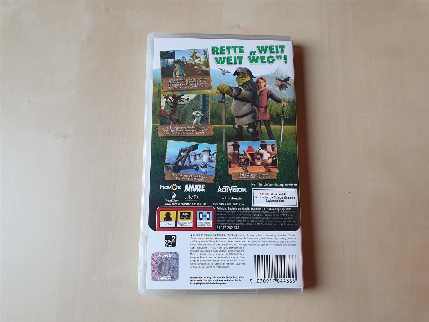 Sony Giochi: Shrek der Dritte – Usato da Stansstad venduto da collectorsshop 1
