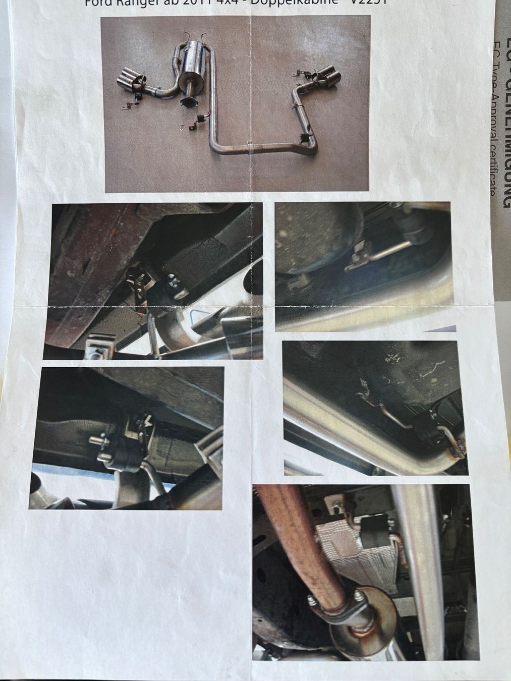 Ford Sistemi di scarico: Ford Ranger Auspuffanlage – Usato da Wildegg venduto da Rider59 7