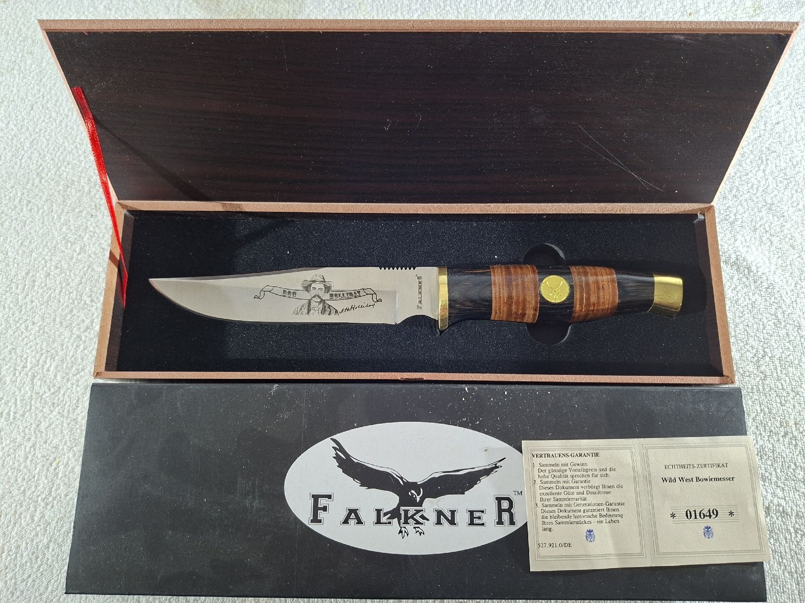 Accessori: Falkner Sammlermesser, Doc Holliday – Nuovo (secondo la descrizione) da Grindelwald venduto da carro5