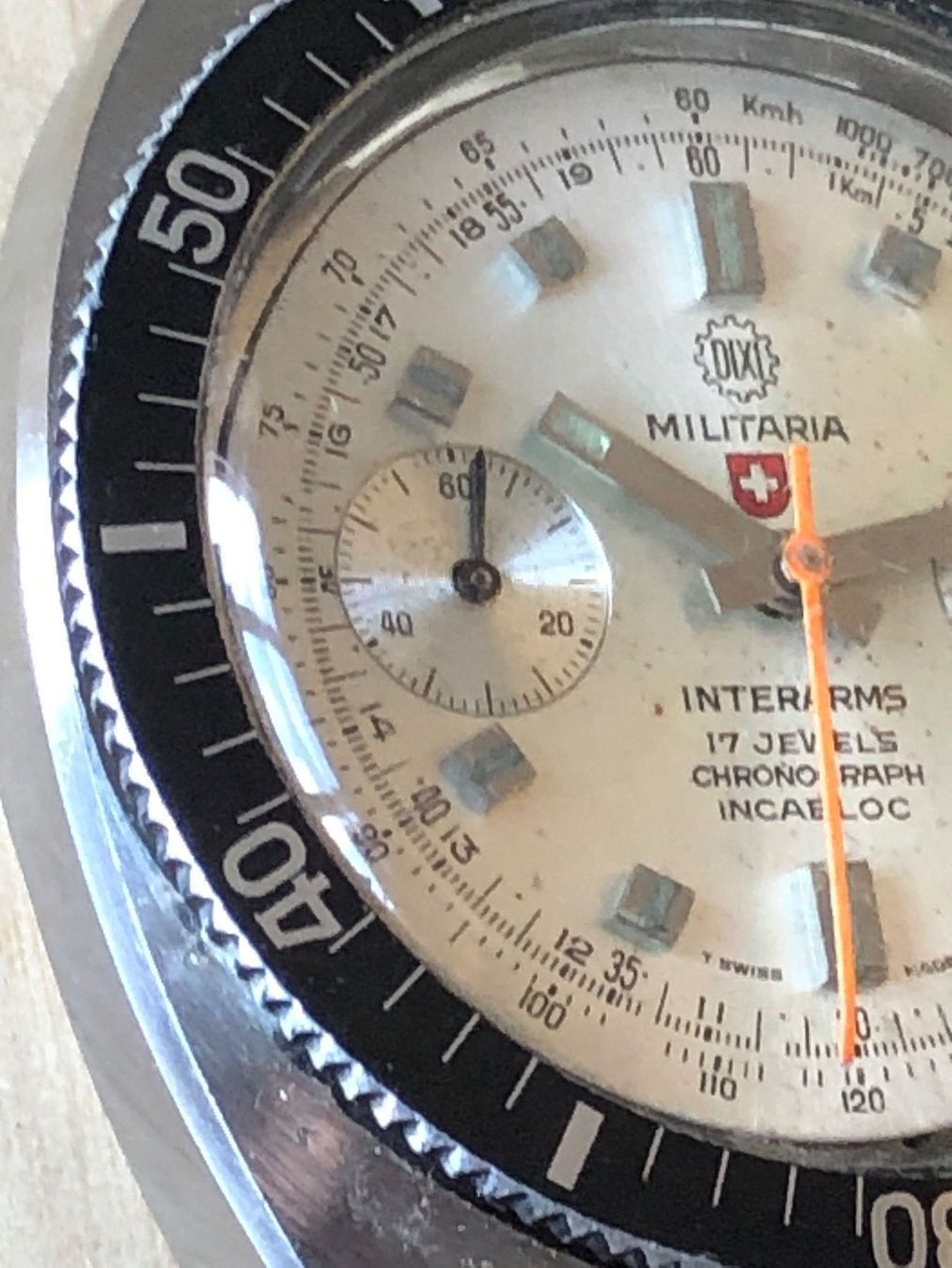 Zenith Orologi: Vintage Militäruhr Chronograph INTERARMS – Usato da Zeihen venduto da Swissmade 1
