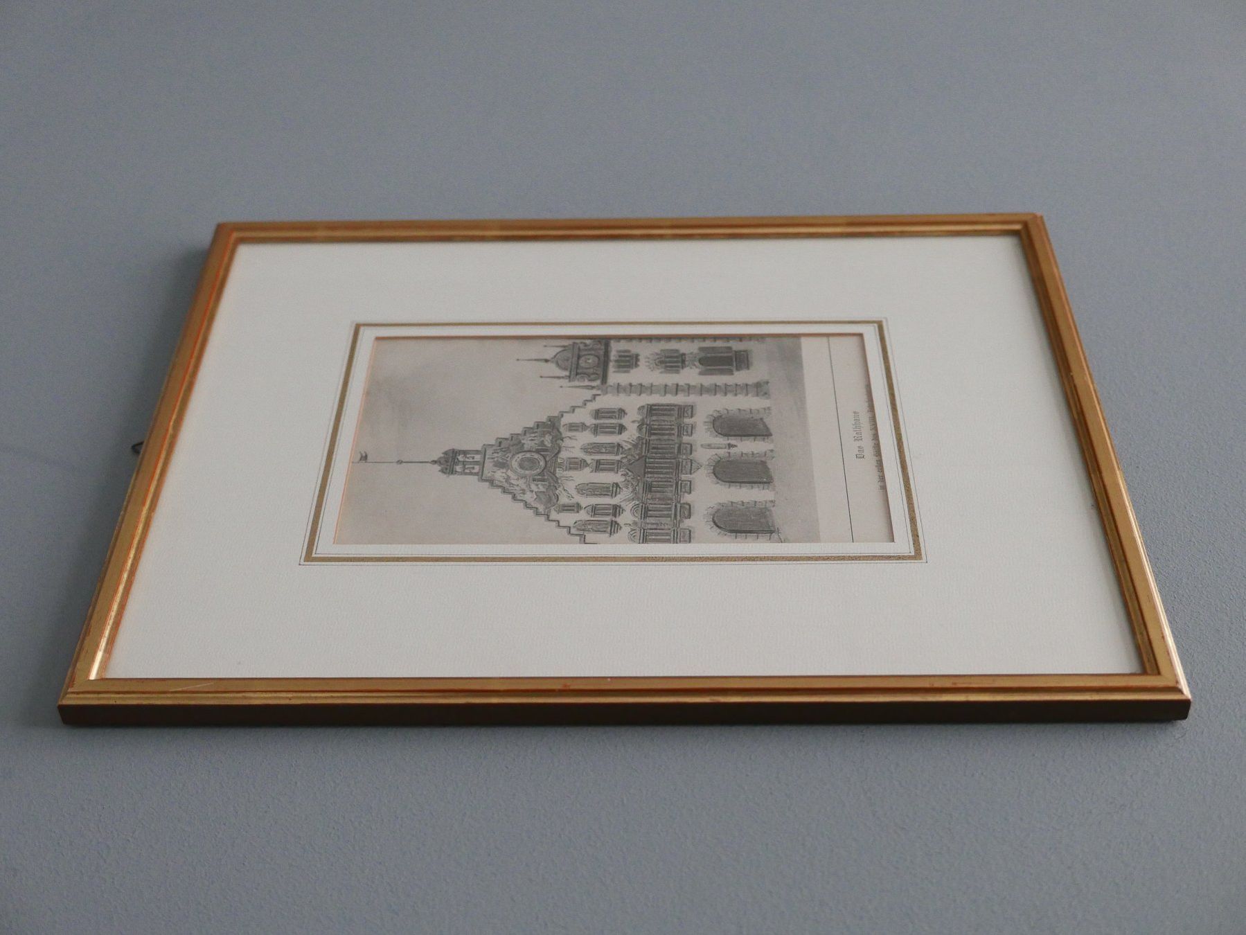 Poster & Bilder: BILD RATHAUS ST. GALLEN ANFANGS 18. JH. – Gebraucht aus Balgach von Zwischenraum 5