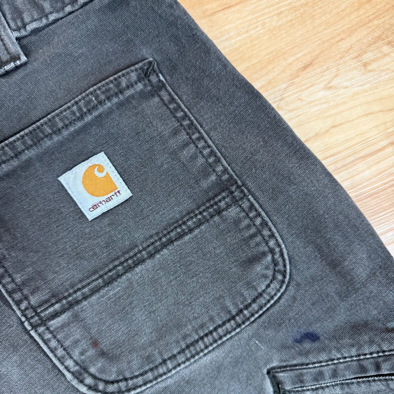 Carhartt Hosen: Vintage Carhartt Carpenter Hose Grey Washed – Gebraucht aus Herisau von 1asupply 1