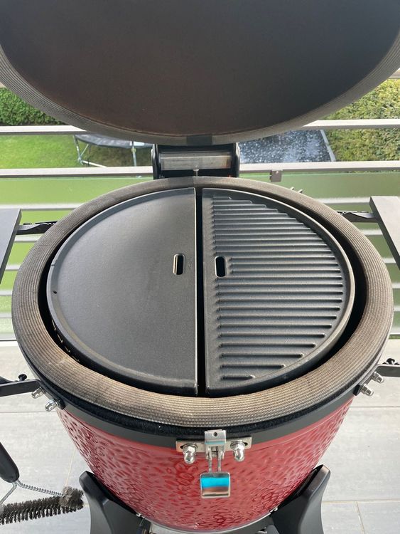 Kamado Joe Grillrost Halbmond Aus Gusseisen Für Classic Joe