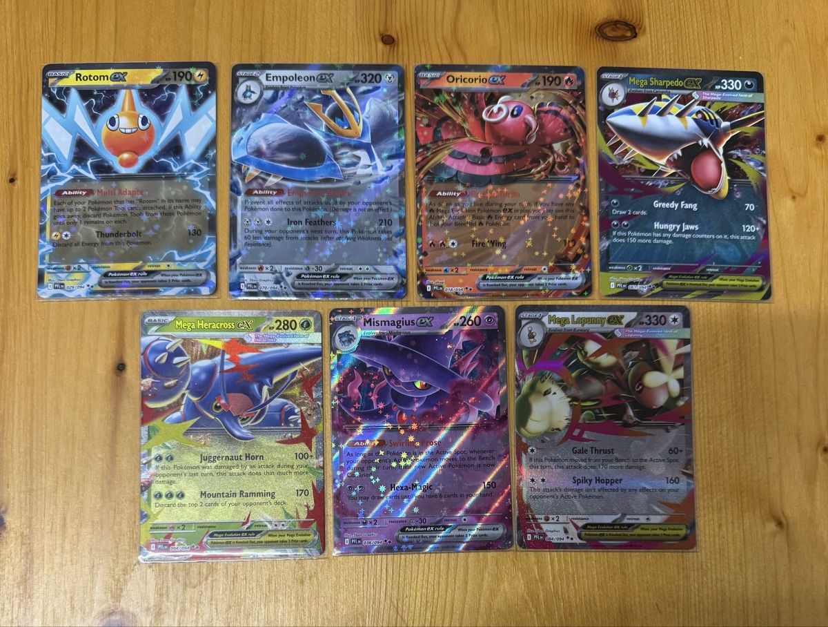 Pokémon Carte collezionabili: 7 ex Karten aus Phantasmal Flames Englisch – Nuovo (secondo la descrizione) da Härkingen venduto da iceman1234