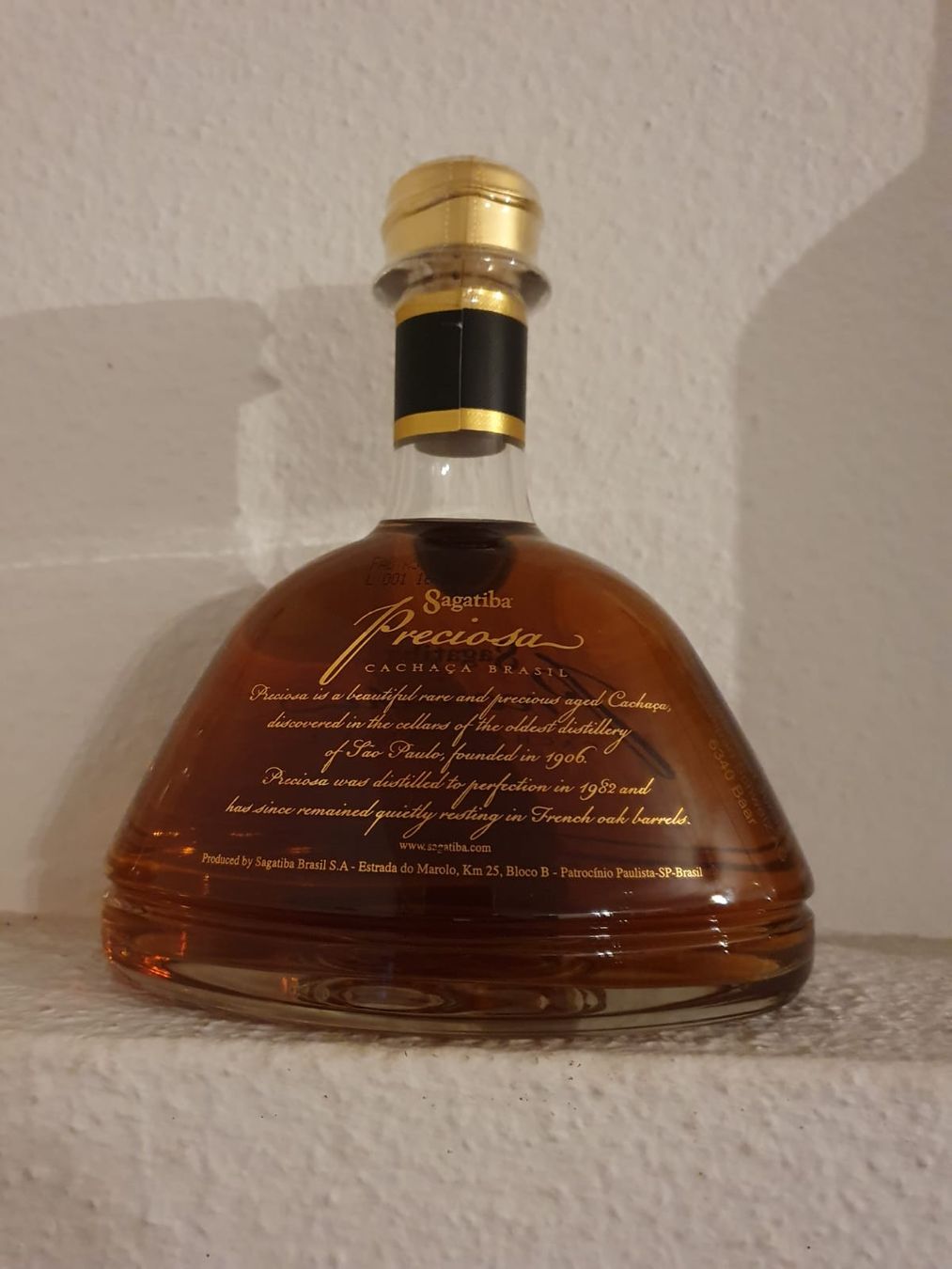 Spiritueux: Sagatiba Preciosa Cachaça 23y  – Neuf avec emballage d'origine à Langnau am Albis par jer_pm72 2
