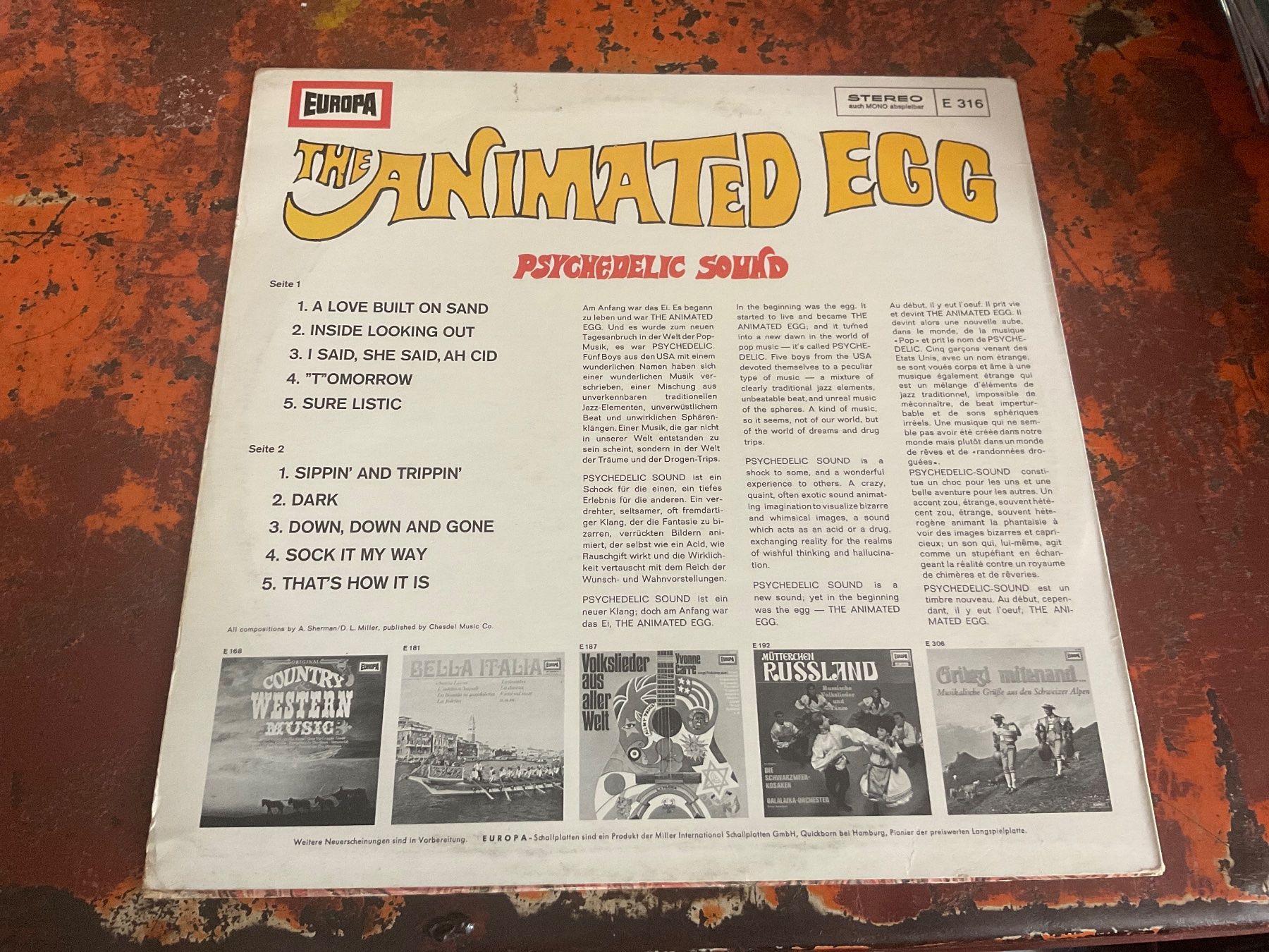 Vinyles: The Animated Egg LP – D'occasion à Delémont par vinylfreak01 1