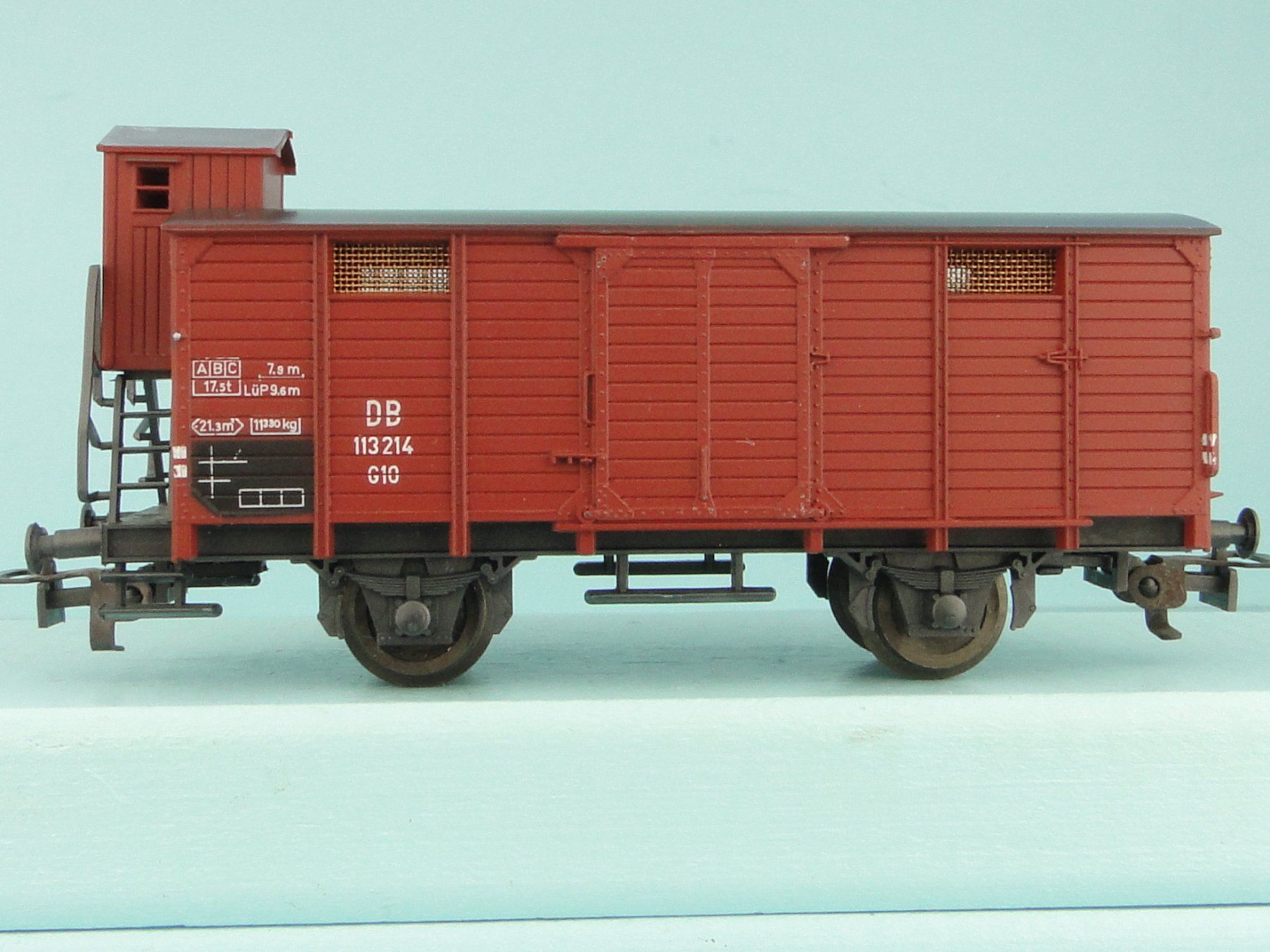 Liliput Modellini di ferrovie: Liliput DB Wagen mit Bremserhaus – Usato da Bülach venduto da cann11 5