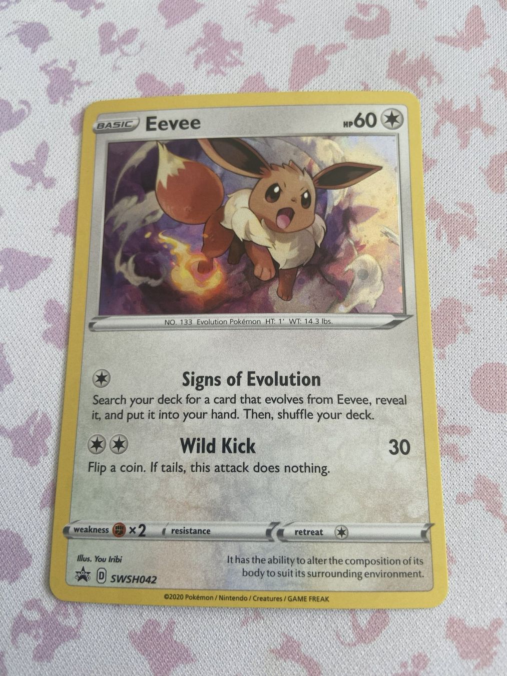 Cartoline: Eevee SWSH042 Schwert & Schild Promo – Usato da Reinach venduto da Sobek96