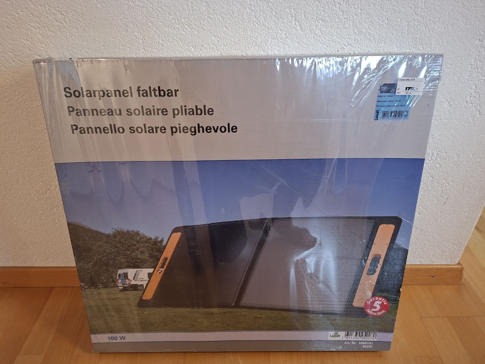 Solargeräte und Solarprodukte: Solar Panele Faltbar 100 Watt – Neu und originalverpackt aus Niederhelfenschwil von SwissQuack