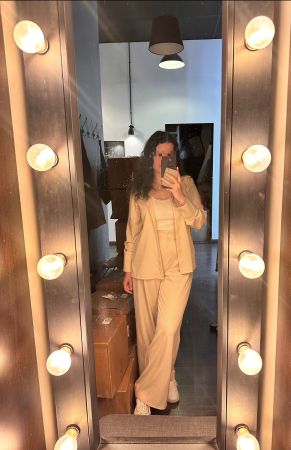 Costume beige, taille M