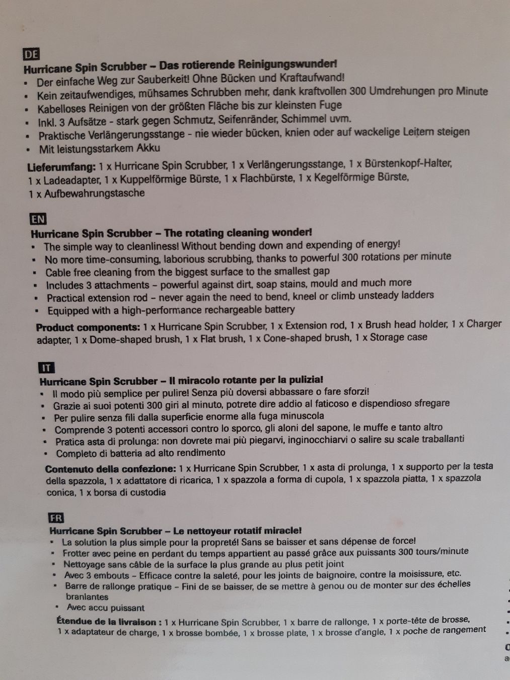 Altro per la casa: Reinigunsset – Nuovo (secondo la descrizione) da Aarau venduto da crissta 5