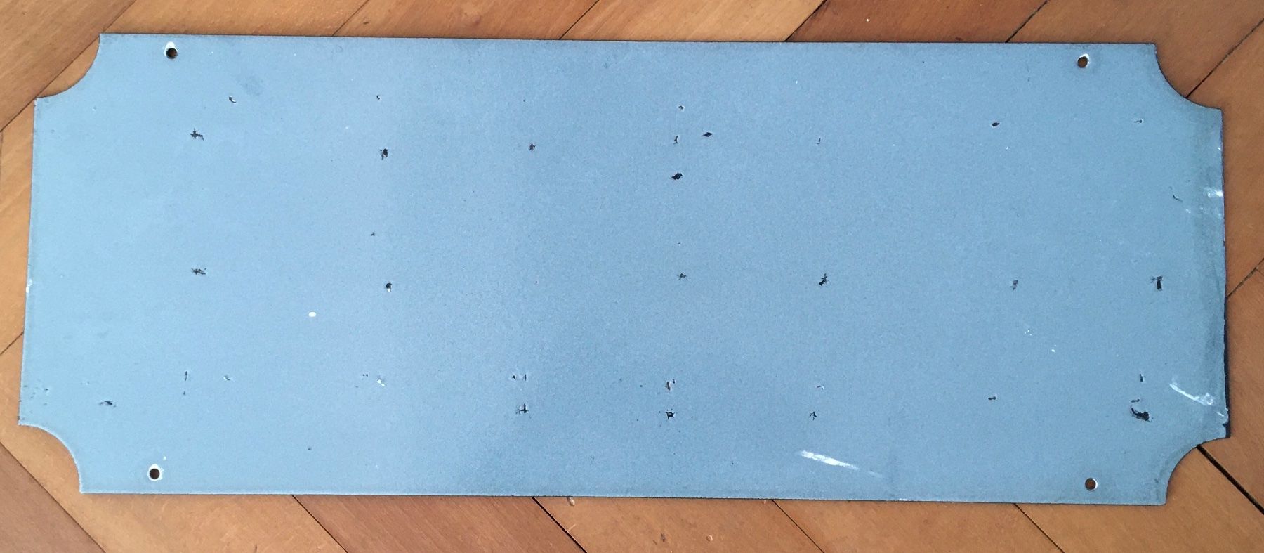 Schilder: Email Schild Brocante Paris blau weiss – Gebraucht aus Bern von flip08 4