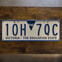 🇦🇺 Australien - Victoria 10H-7QC - Autoschild 