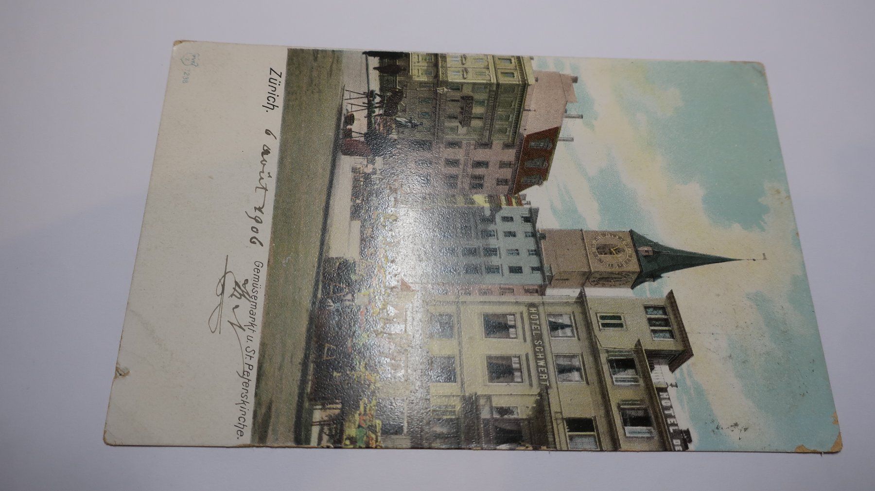 Ansichtskarten: Zürich 1906 – Gebraucht aus Cormoret von Pascalll2001 1
