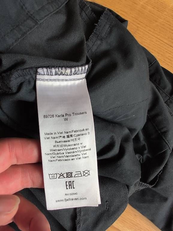 Hosen: Fjällräven Karla Pro Trousers W Gr 38 – Gebraucht aus Zürich von Dory12 1