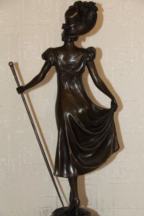 Skulpturen & Statuen: Sculpture en bronze sur socle marbre . – Gebraucht aus Praz (Vully) von pikuluka1 3