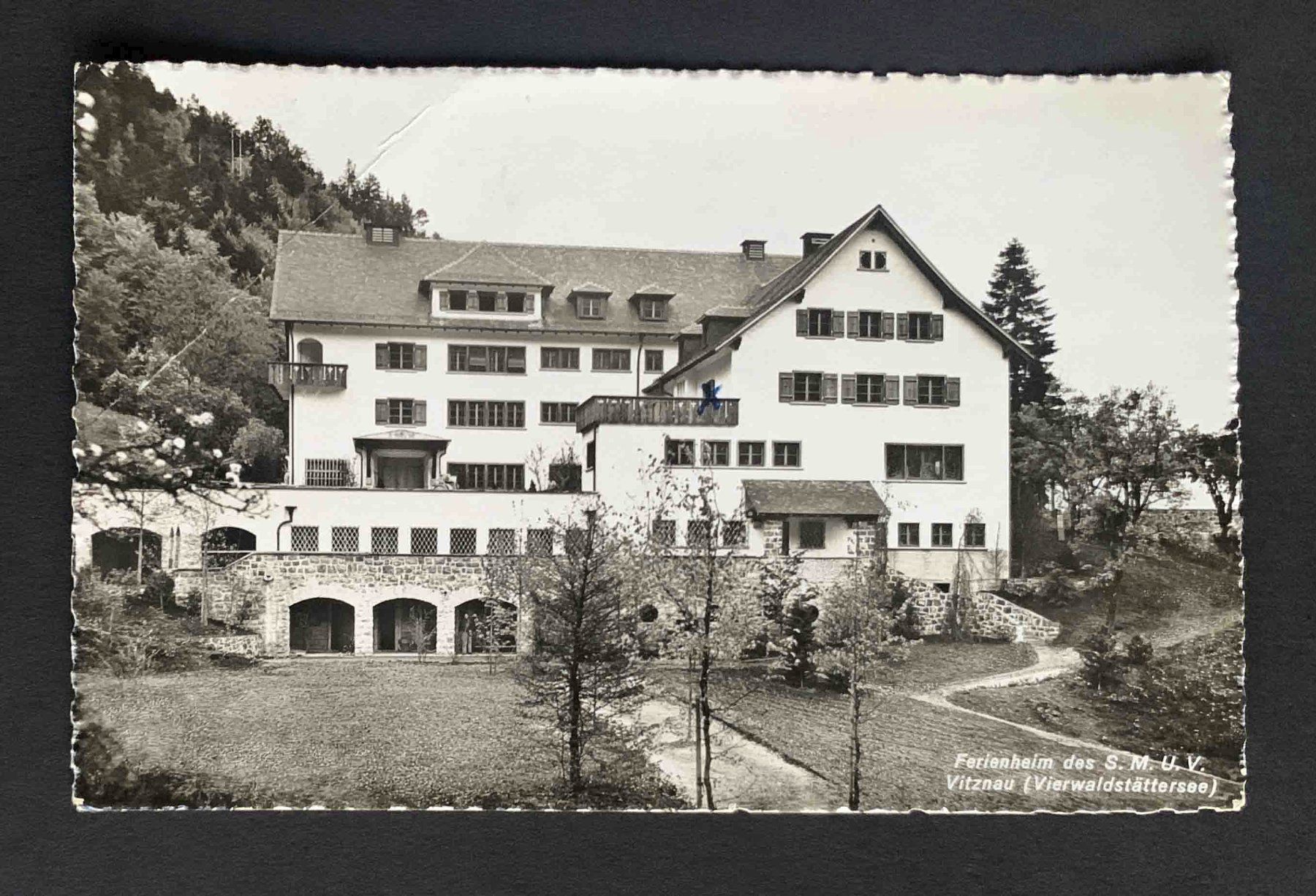 Ansichtskarten: AK Vitznau Ferienheim des S M U V – Gebraucht aus Goldau von artelier1