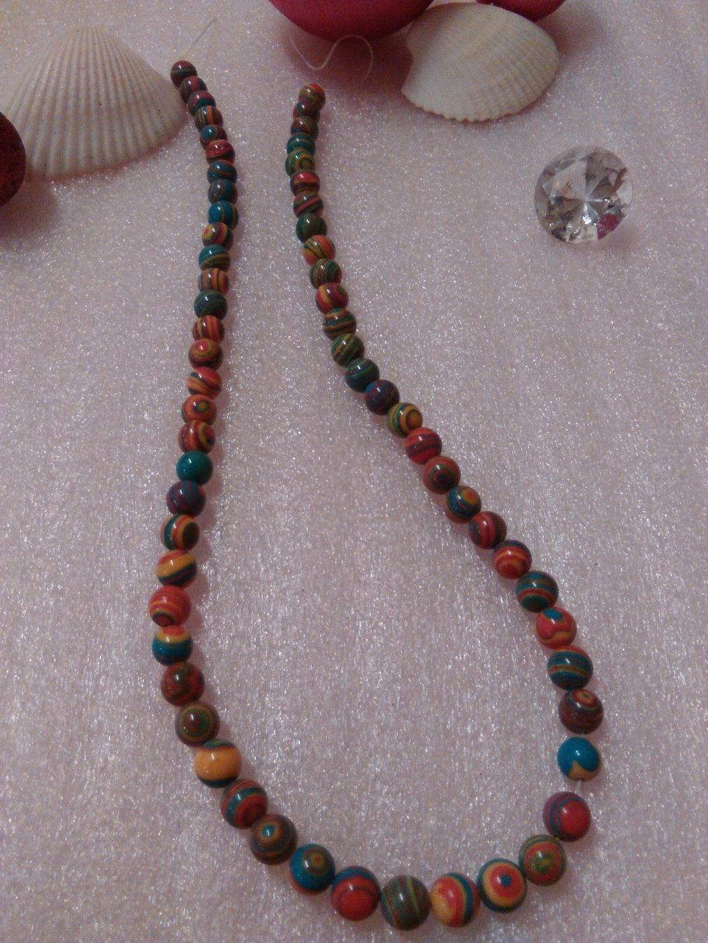 Catenine: STRAND KETTE ODER 2 armbander,malaqiet – Nuovo (secondo la descrizione) da Basel venduto da bijoutrie_4 1