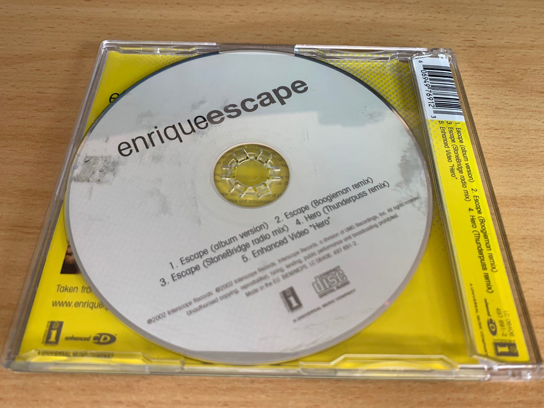 CD: Enrique – Escape – Usato da Rikon im Tösstal venduto da Alpenmutz 1