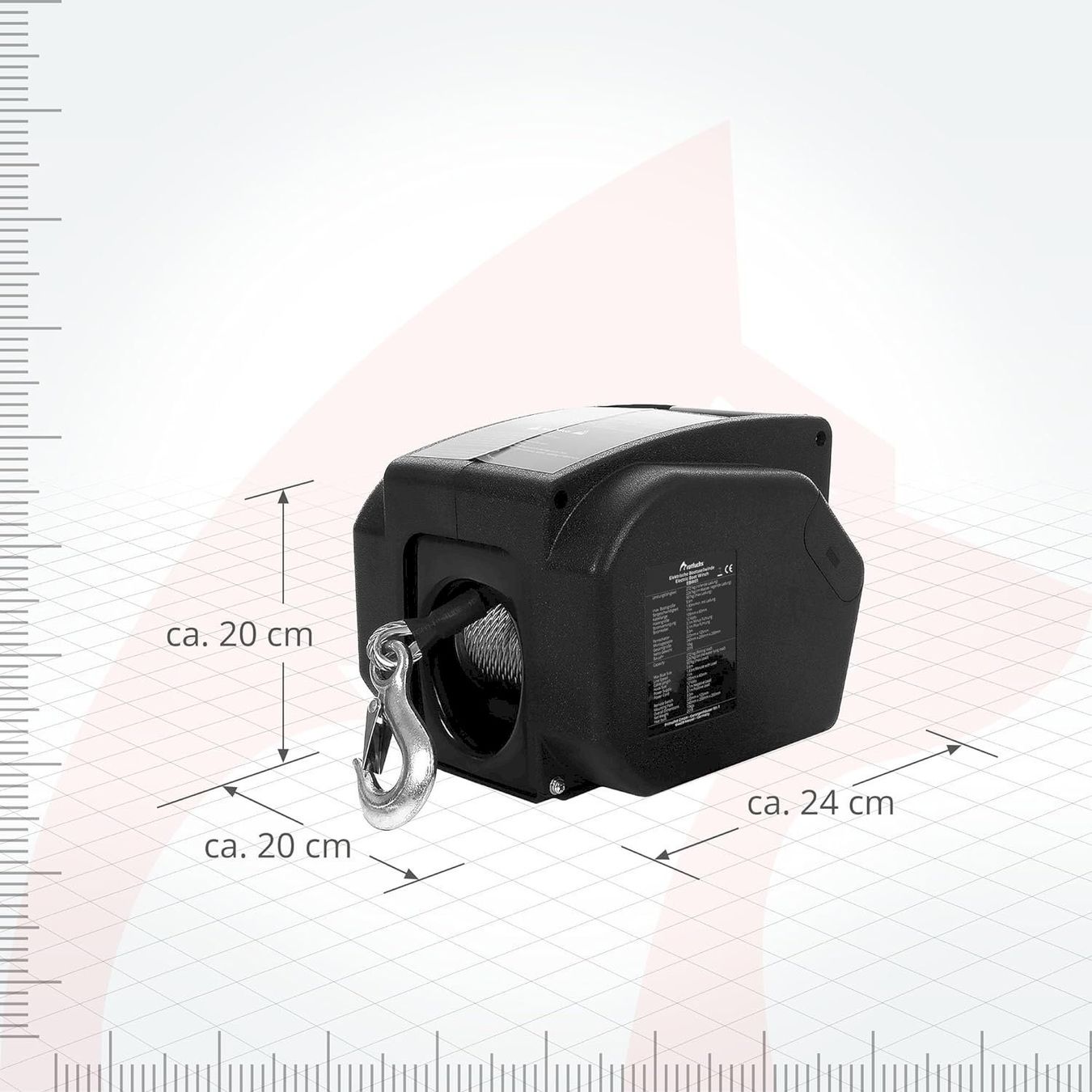 Argani forestali & Pinze posteriori : Elektrische Seilwinde 12V 4990Kg – Nuovo e nell'imballaggio originale da Bottighofen venduto da zaap 6