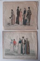 Le Bon Genre, gravures n°69 et 75 " Costumes Anglais" 1814