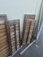 Holzfensterläden natur gebraucht guter Zustand