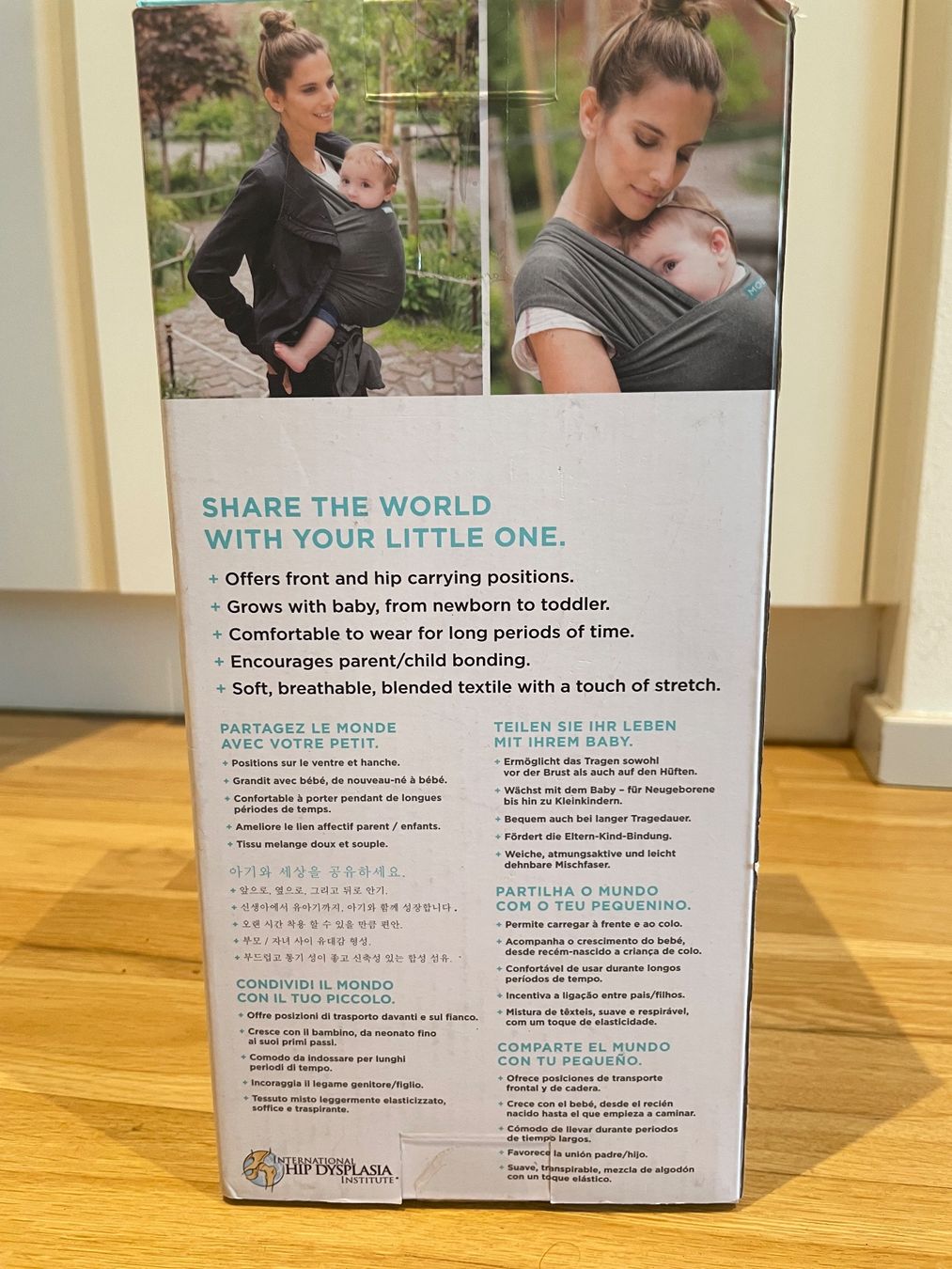 Moby Wrap Porte-bébés ventraux & dorsaux: Moby Wrap Evolution Babytragetuch grau gebraucht – D'occasion à Therwil par lea_tsz9 2