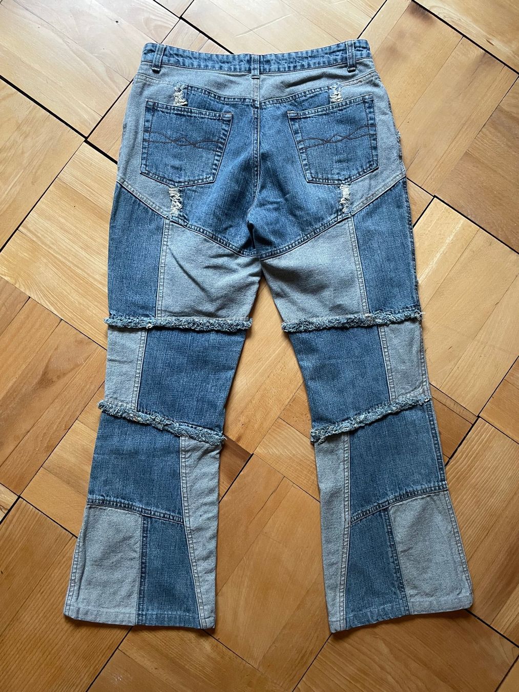 Jeans: Jeans B-street Patchwork blau 38 – Usato da Zürich venduto da Rollladen 2